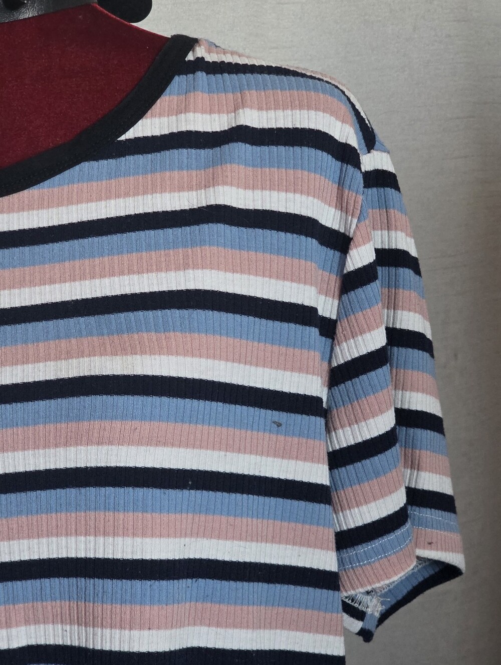 Striped Ribbed Top - Picture 2 of 4
